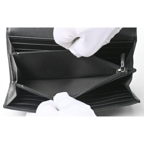 Chanel Boy Chanel Flap Wallet Large Caviar Skin Black - Picture 6 of 8